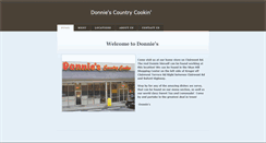 Desktop Screenshot of donniescountrycookin.com